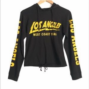 Los Angeles Cropped Hoodie